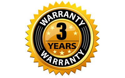 3 Year Warranty