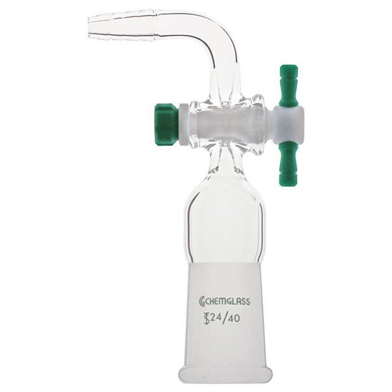ADAPTERS, FLOW CONTROL, PTFE STOPCOCK, 90°