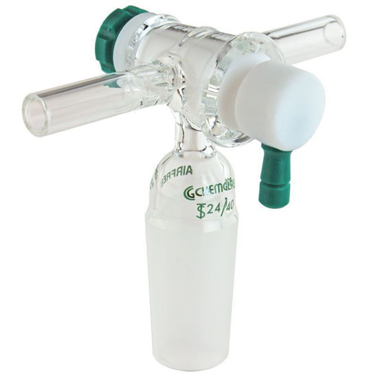 ADAPTERS, VACUUM OR INERT GAS, PTFE STOPCOCK, AIRFREE, SCHLENK