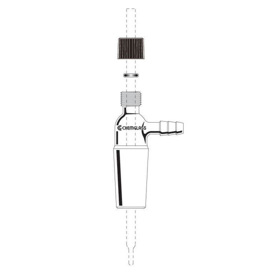 ADAPTERS, INLET, WITH HOSE CONNECTION