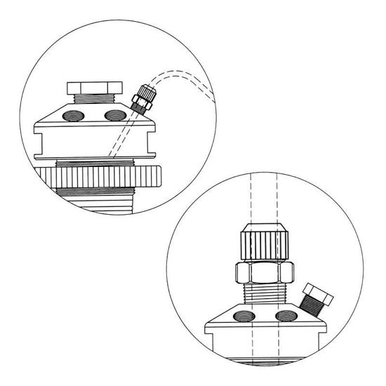 ADAPTERS, MULTIPORT, PTFE