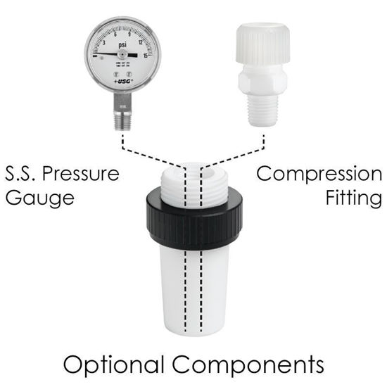 STOPPERS/ADAPTERS, EXTRACTION NUT, NPT