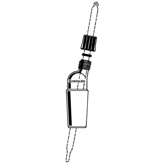 ADAPTERS, THERMOMETER, INLET, 10° OFFSET