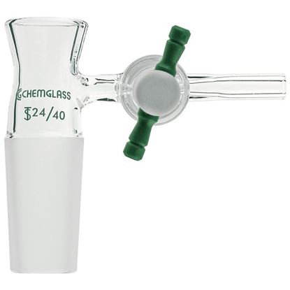 ADAPTERS, VACUUM FILTRATION, WITH PTFE STOPCOCKS