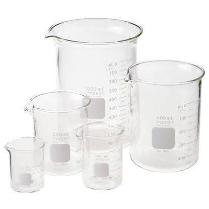 BEAKERS, LOW FORM, GRIFFIN, PYREX®, EACH PACKS