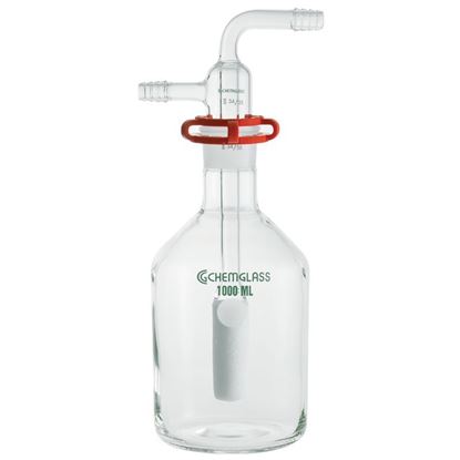 BOTTLES, GAS WASHING, FRITTED, LARGE CAPACITY