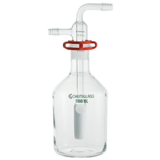 BOTTLES, GAS WASHING, FRITTED, LARGE CAPACITY