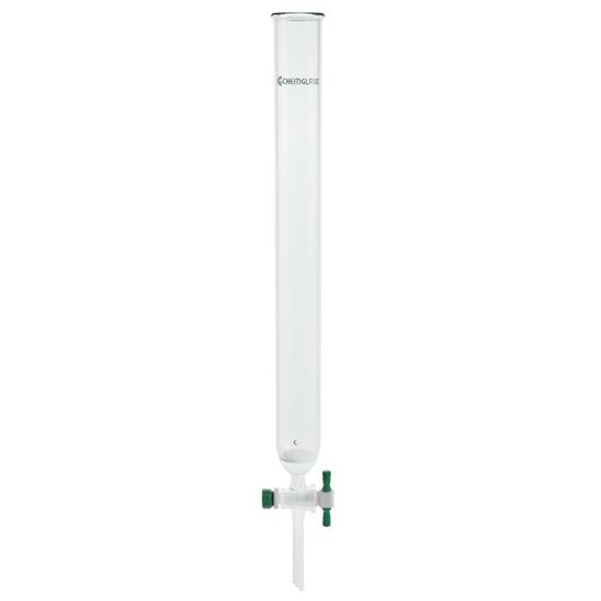 COLUMNS, CHROMATOGRAPHY, PTFE STOPCOCK, WITH FRITTED DISCS