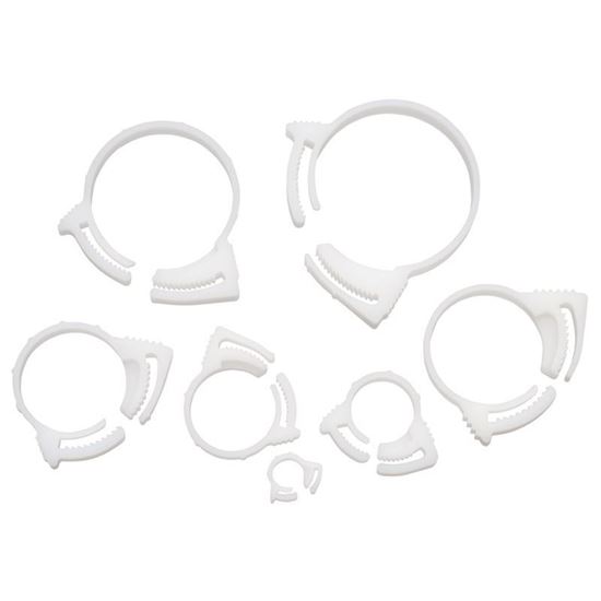 CLAMPS, TUBING, NYLON, SNAP-GRIPS
