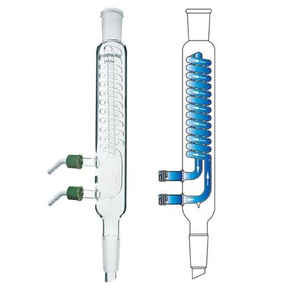 CONDENSERS, REFLUX, REMOVABLE HOSE CONNECTIONS 