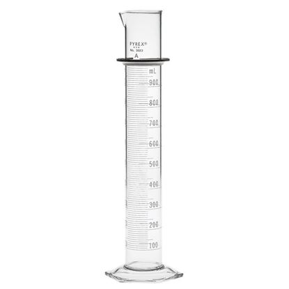 CYLINDERS, DOUBLE METRIC SCALE, CLASS A, GRADUATED, PYREX®
