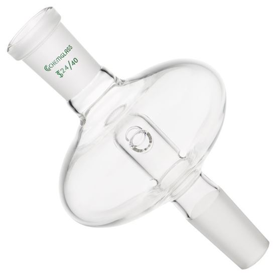 ROTARY EVAPORATOR BUMP TRAP, ELLIPTICAL, DRAIN HOLES