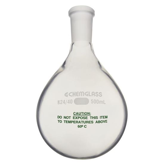 FLASKS, EVAPORATING, HEAVY WALL, SINGLE NECK, PLASTIC COATED