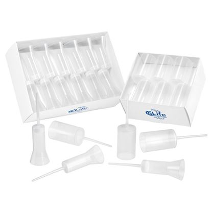 FILTER FUNNELS, POLYETHYLENE FRIT, SHELF PACK CONVENIENCE TRAYS
