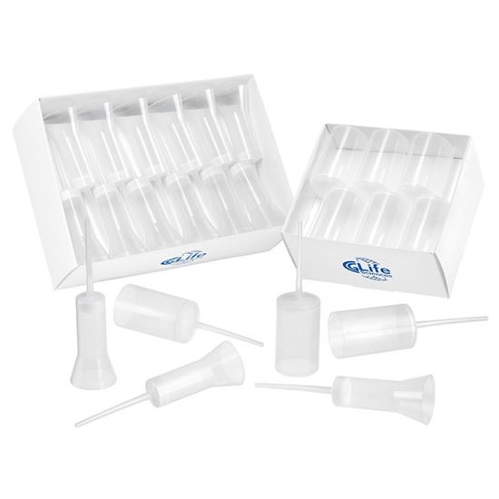 FILTER FUNNELS, POLYETHYLENE FRIT, SHELF PACK CONVENIENCE TRAYS