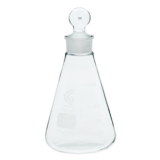 FLASKS, ERLENMEYER, STOPPER TOPS