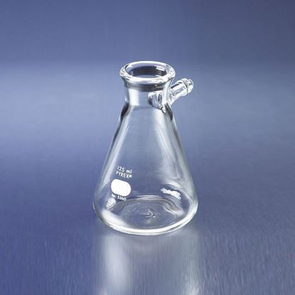 FLASKS, FILTERING, MICRO, TUBULATION, PYREX