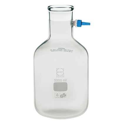 FILTER FLASKS, DURAN®, REPLACEABLE HOSE CONNECTIONS, PLASTIC COATED
