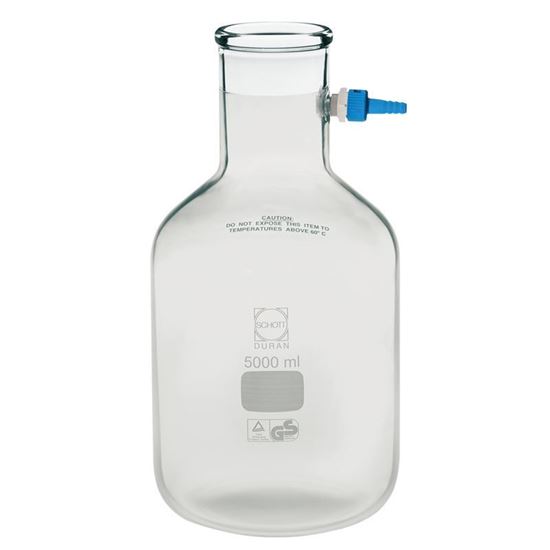 FILTER FLASKS, DURAN®, REPLACEABLE HOSE CONNECTIONS, PLASTIC COATED