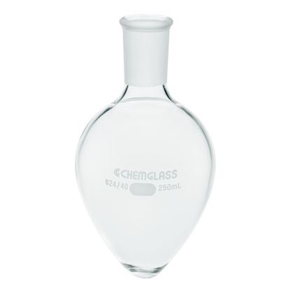 FLASKS, HEAVY WALL, PEAR SHAPED