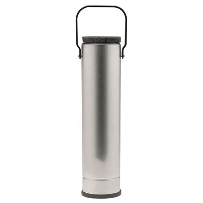 FLASKS, DEWAR, WIDE MOUTH, METAL HOUSING, CARRYING HANDLE