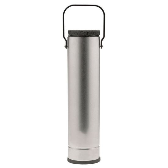 FLASKS, DEWAR, WIDE MOUTH, METAL HOUSING, CARRYING HANDLE