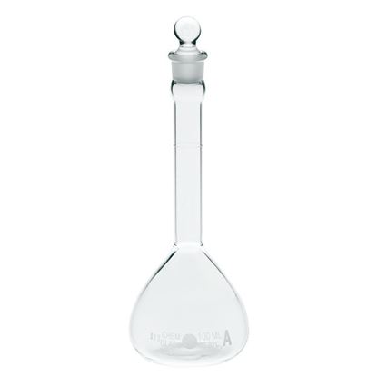 FLASKS, VOLUMETRIC, CLASS A, GLASS STOPPERS
