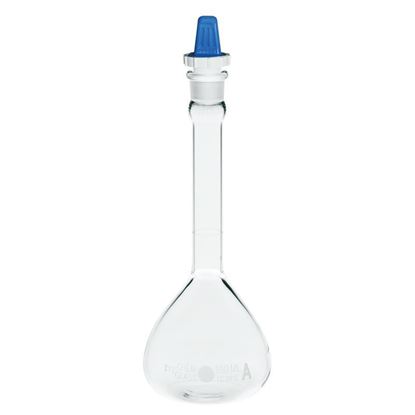 FLASKS, VOLUMETRIC, CLASS A, PLASTIC STOPPERS