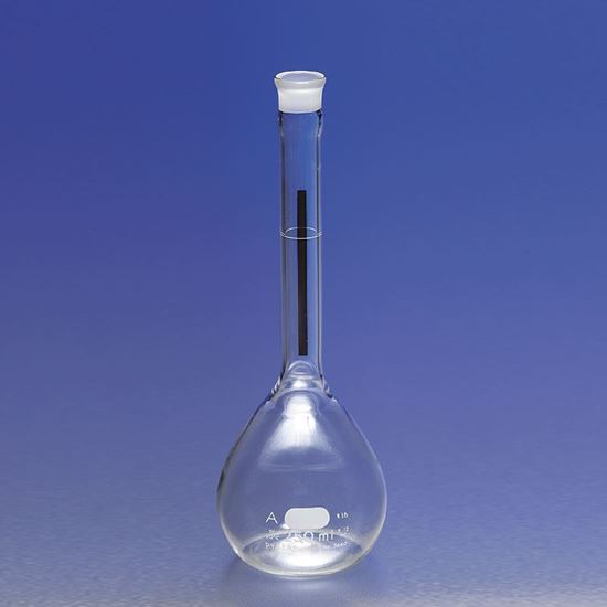 FLASKS, LIFETIME RED™, VOLUMETRIC, CLASS A, PYREX® STOPPERS, PYREX®