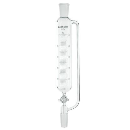 FUNNELS, ADDITION, GRADUATED, GLASS STOPCOCKS