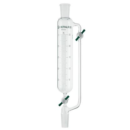 FUNNELS, ADDITION, GRADUATED, PTFE STOPCOCKS