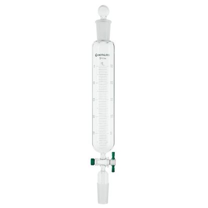 FUNNELS, SEPARATORY, GRADUATED, PTFE STOPCOCKS