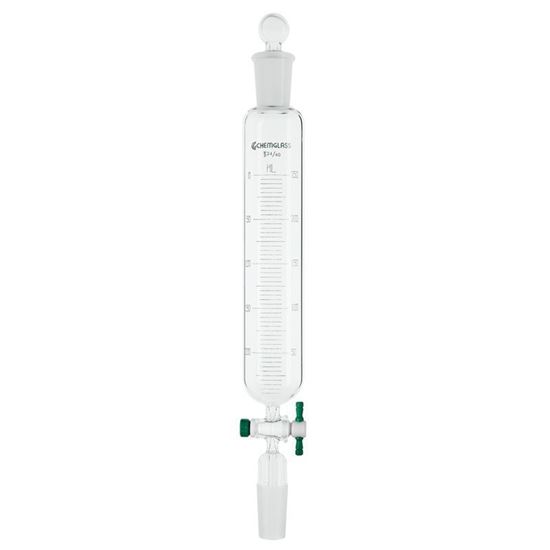 FUNNELS, SEPARATORY, GRADUATED, PTFE STOPCOCKS