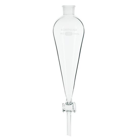 FUNNELS, SEPARATORY, SQUIBB, GLASS FUNNEL ONLY