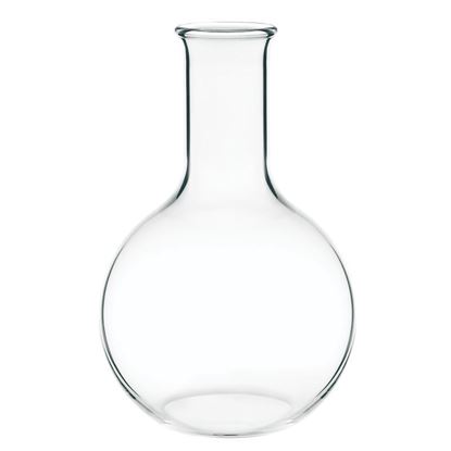 GLASSBLOWERS FLASK BLANKS, FLAT BOTTOM