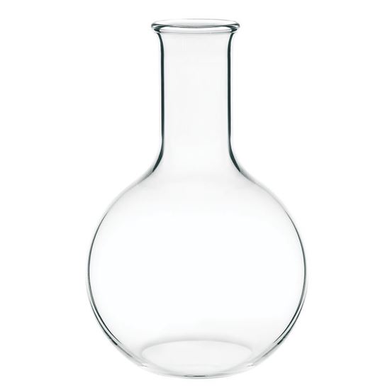 GLASSBLOWERS FLASK BLANKS, FLAT BOTTOM