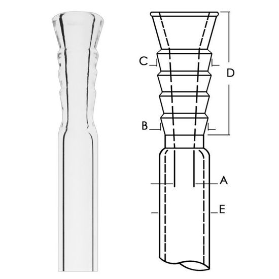 GLASSBLOWERS HOSE CONNECTIONS, DIRECT SEALING