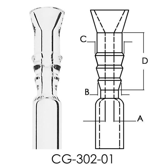 CG-302-01; DIRECT SEALING GLASSBLOWERS HOSE CONNECTIONS, MICRO