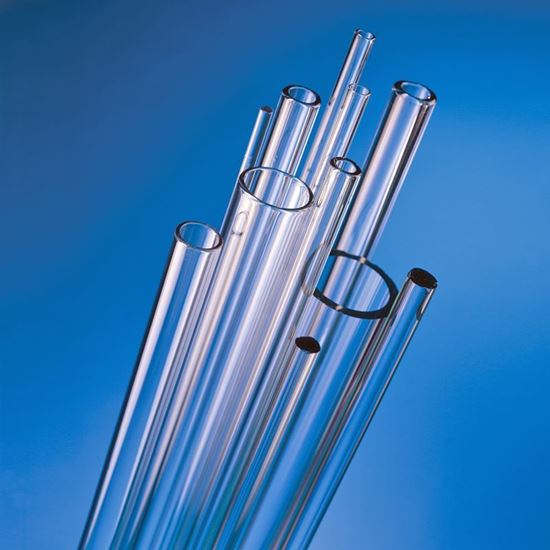 QUARTZ TUBING, CLEAR FUSED, GENERAL ELECTRIC TYPE 214