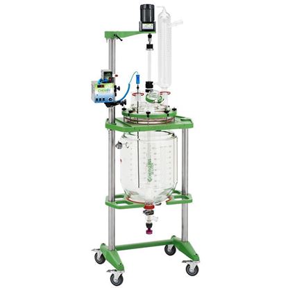 50L PROCESS REACTORS, CYLINDRICAL, JACKETED, SQUATTY, ELECTRIC OR AIR MOTOR