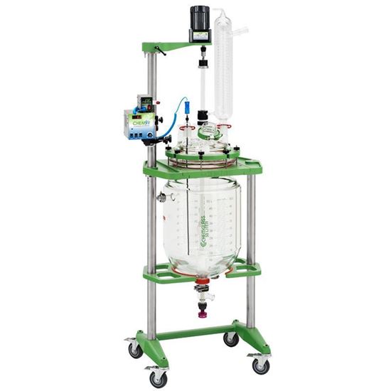 50L PROCESS REACTORS, CYLINDRICAL, JACKETED, SQUATTY, ELECTRIC OR AIR MOTOR