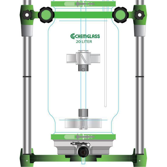 20L UNJACKETED FILTER REACTOR SYSTEMS, ELECTRIC OR AIR MOTOR