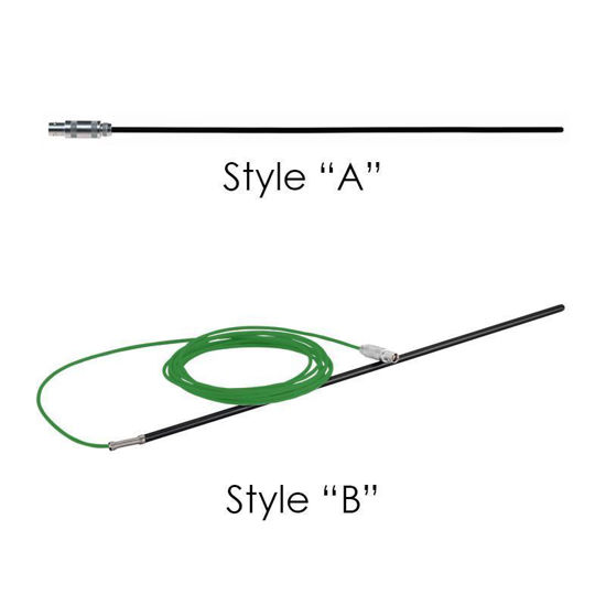 PT100 TEMPERATURE SENSORS, SHIELDED CABLE, PFA COATED