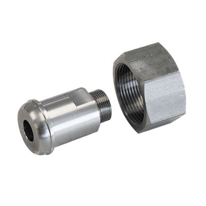 ADAPTERS, M16 X 1 MALE TO M30 X 1.5 FEMALE, HUBER CIRCULATOR FITTINGS, STAINLESS STEEL