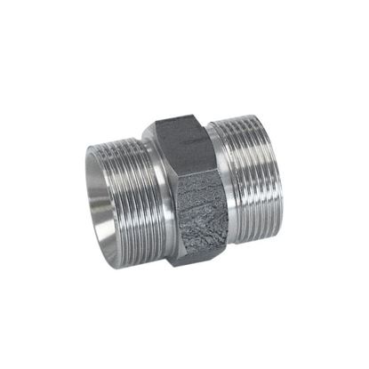 ADAPTERS, STAINLESS STEEL, M30 MALE TO M30 MALE, HEX STYLE, HUBER CIRCULATOR FITTINGS