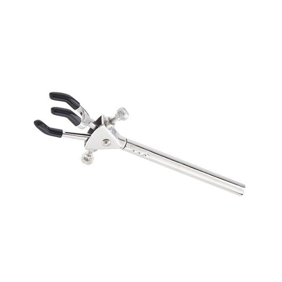 CLAMPS, DUAL ADJUSTMENT, THREE-PRONG EXTENSION, STAINLESS STEEL