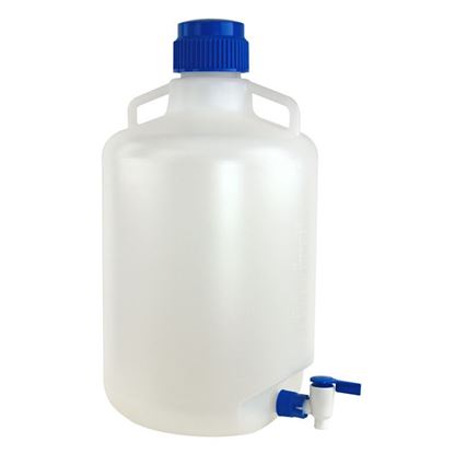 CARBOYS, POLYPROPYLENE, WITH SPIGOTS, AUTOCLAVABLE, 83MM CLOSURES