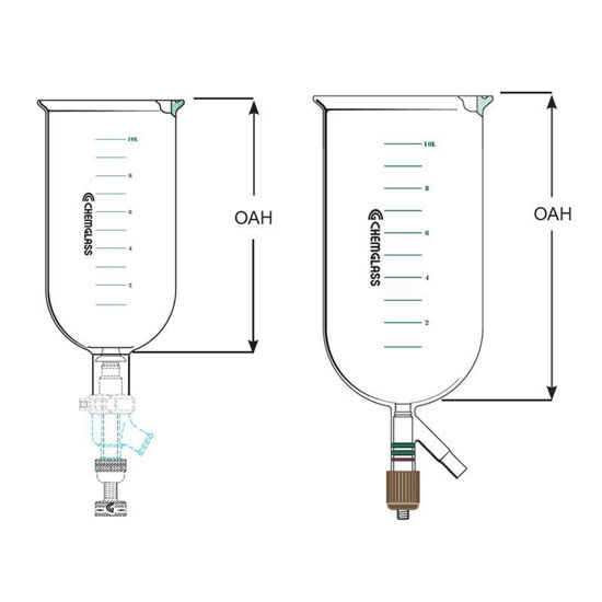 REACTION VESSELS, CYLINDRICAL, UNJACKETED, LARGE SCALE