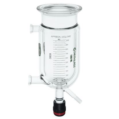 REACTION VESSELS, JACKETED, BENCHTOP, TOOL-FREE FLAT FLANGES