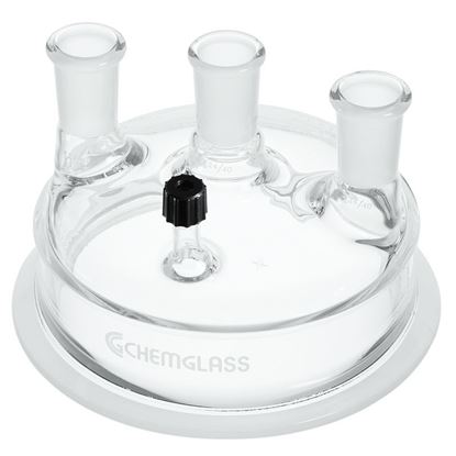 REACTION VESSEL LIDS, 4-NECKS, THREADED CONNECTOR